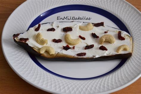 Berenjenas Con Queso Crema En Mil Batallas