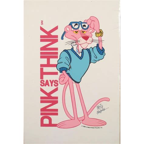 Pink Panther Friz Freleng Signed Animation Art Print