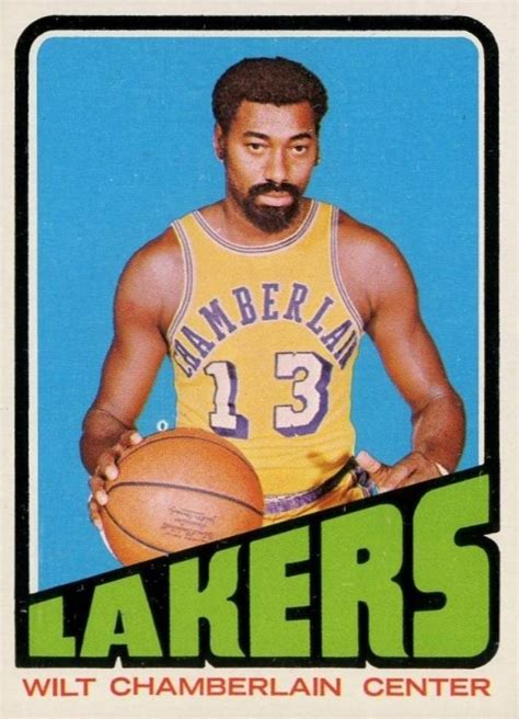 1972 Topps Wilt Chamberlain #1 Basketball - VCP Price Guide