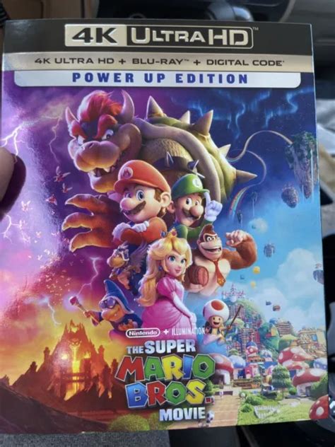 The Super Mario Bros Movie Power Up Edition 4k 2023 New Sealed 40