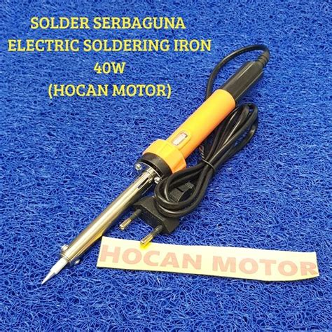 Jual SOLDER LISTRIK 40 WATT SOLDERING IRON ALAT PATRI LISTRIK BEST