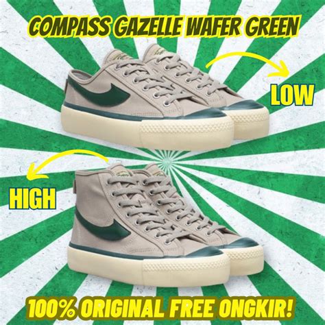 Jual Compass Gazelle Wafer Green Low High Original Termurah