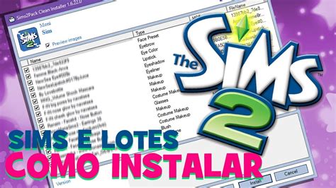 Como Instalar Sims E Lotes No The Sims 2 Mundo DRIX YouTube