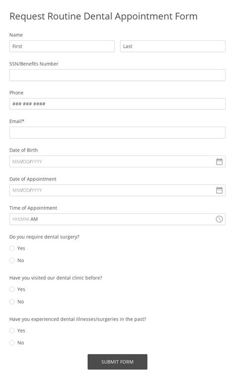 Doctor Appointment Form Template 123 Form Builder