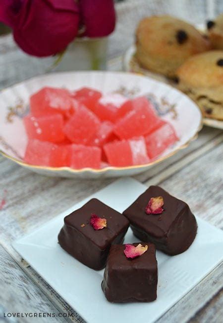 Dark Chocolate Turkish Delight Recipe • Lovely Greens