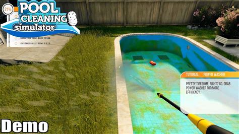 Pool Cleaning Simulator Gameplay Demo PC YouTube