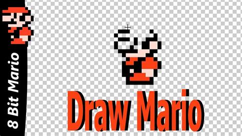 How To Draw 8 Bit Mario YouTube