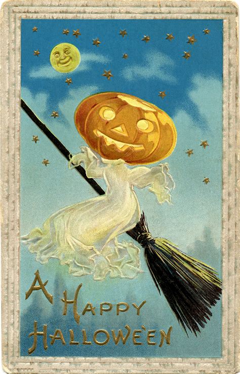 12 Vintage Pumpkin Head Images The Graphics Fairy