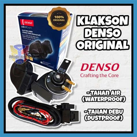 Promo Klakson Keong Denso Volt Asli Komplit Kabel Relay Set Mobil