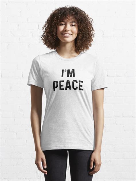 I M Peace Couple Matching With I Come In Peace T Shirt For Sale By