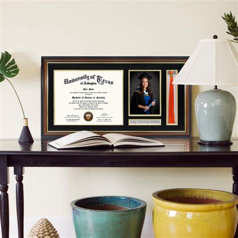 Graduationmall X Diploma Frame With Tassel Holder And Picture For