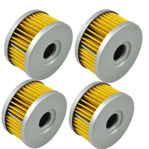 4pc Motorcycle Oil Filter For Suzuki TU250X VL125 DR250 DR Z250 DRZ250