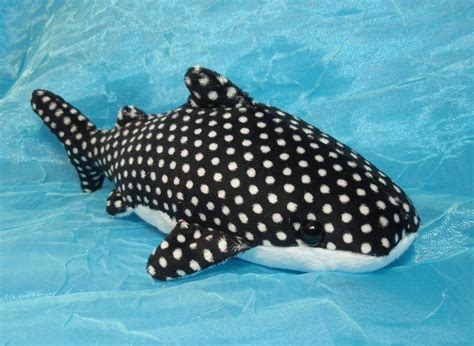 Black and White Spotted Whale Shark Plush Stuffed Animal - Etsy Australia