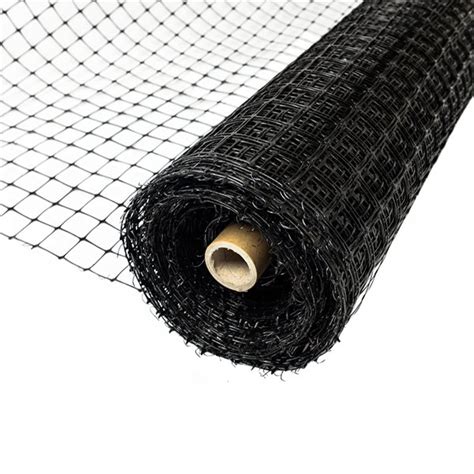 Nestland Black Poly Deer Fence 4 Ft X 330 Ft Hs Pldf 000433 Réno Dépôt