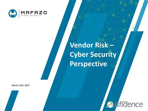 Cyber Security Vendor Risk Management Supply Chain Risk Management Ppt