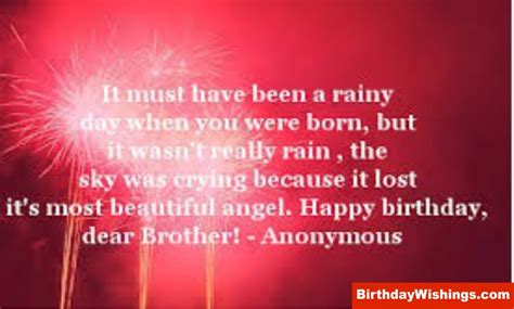 Birthday Poem For Brother - BirthdayWishings.com