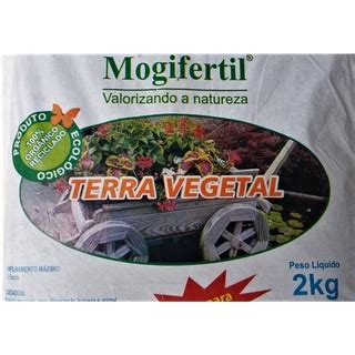 Terra Vegetal Pronta Para Uso Adubada Kg Shopee Brasil