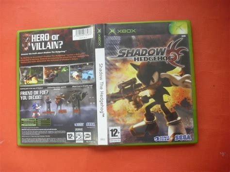 shadow  hedgehog sonic nemesis original xbox game pal