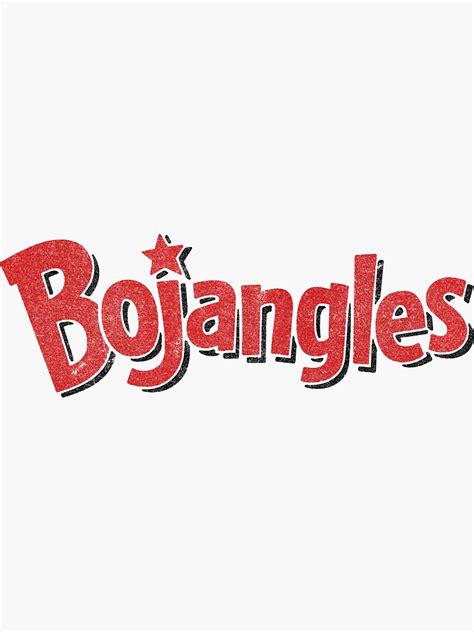 "Bojangles - Vintage Faded Texture Logo" Sticker for Sale by sticker-stacker | Redbubble