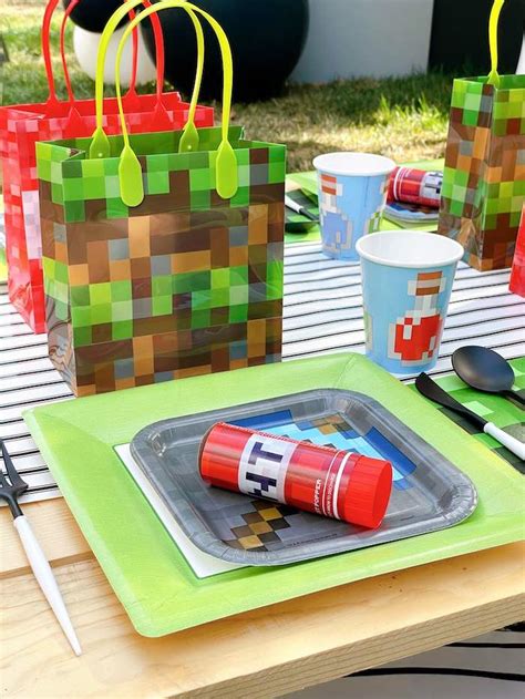 Kara S Party Ideas Minecraft Birthday Party Kara S Party Ideas