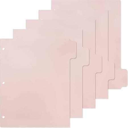 Amazon Pink Binder Dividers For Ring Binders Koqye Durable