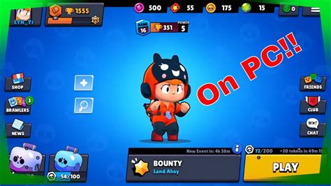 Brawl Stars On Pc Youtube