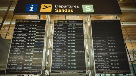 Salidas De Vuelos Aeropuerto Madrid Barajas Ryanair Vueling