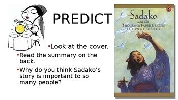 Sadako And The Thousand Paper Cranes By Eleanor Coerr By Tanna Guidry