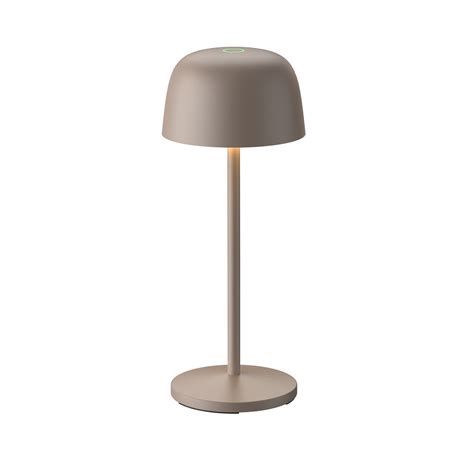 Lindby Genopladelig Led Bordlampe Arietty Beige Aluminium Cm