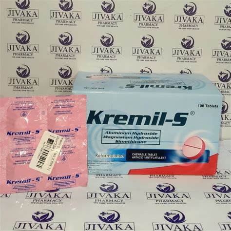 Kremil S ( 4 tab )( Pink ) - Jivaka Pharmacy
