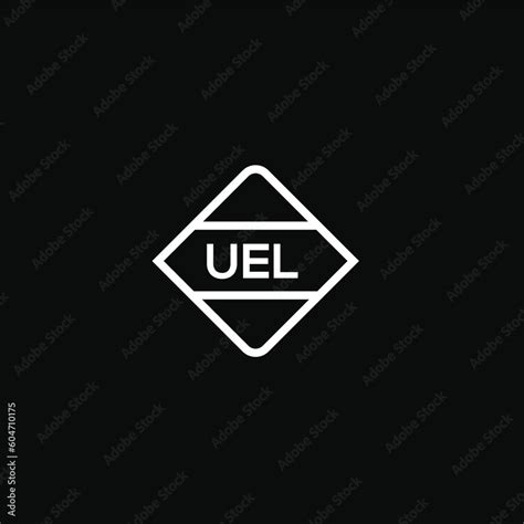 UEL letter design for logo and icon.UEL monogram logo.vector ...