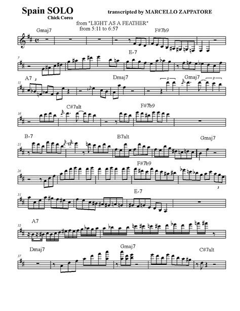 Chick Corea Transcription Pdf Writer