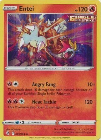 Entei Holo Rare Evolving Skies Pokemongigant Nl