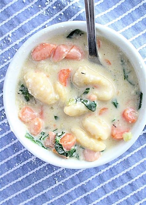 Gnocchi Soup - Table for Seven | Food for Everyday