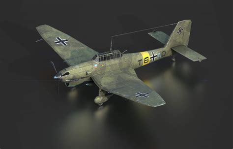 Junkers Ju 87 Stuka - 3D Model by sanchiesp