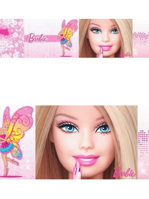 Faixa Decorativa Border Adesivo Infantil Barbie Mod Elo