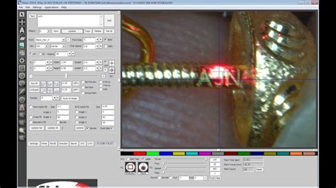 Automatic BIS API Live Laser HUID Hallmarking For Gold Jewelry