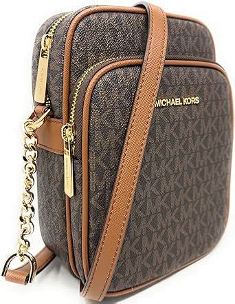 Michael Kors Jet Set Travel Medium Logo Crossbody Bag Brown Buy