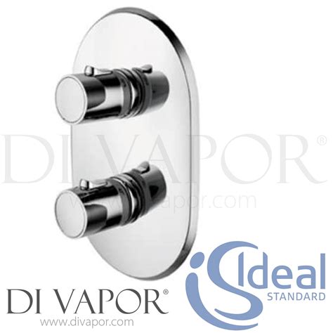 Ideal Standard A4020aa Cone Faceplate And Handles For Tt Shower Valve