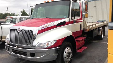 2004 International 4300 Commercial Rollbacktow Truck Dt 466 With