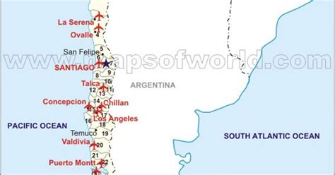 Santiago Airport Map