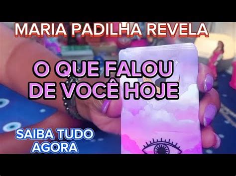 SAIBA O QUE ESSA PESSOA FALOU DE VOCÊ HOJEBABADOS FORTES REVELA