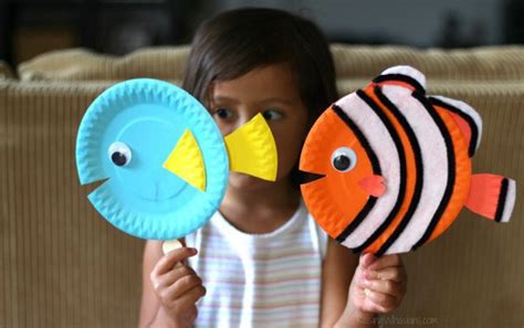 Manualidades Infantiles Con Platos De Papel Bajo El Mar Pequeocio