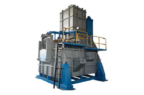 Gas Fix Aluminium Melting Tower Furnace Material Loading Capacity T