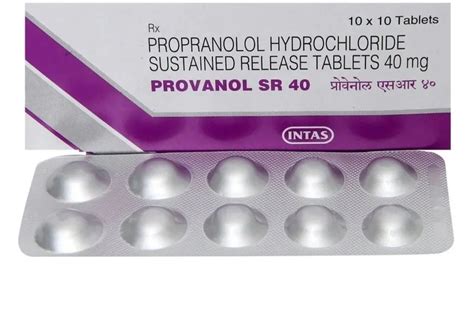 Propranolol Hydrochloride Tablet 80 Mg Intas Pharmaceuticals Ltd At