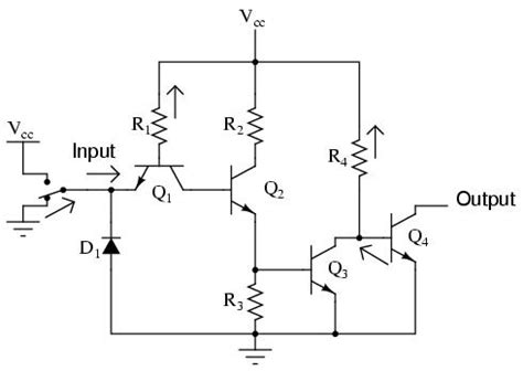 Xor Gate Using Transistors Circuit Diagram