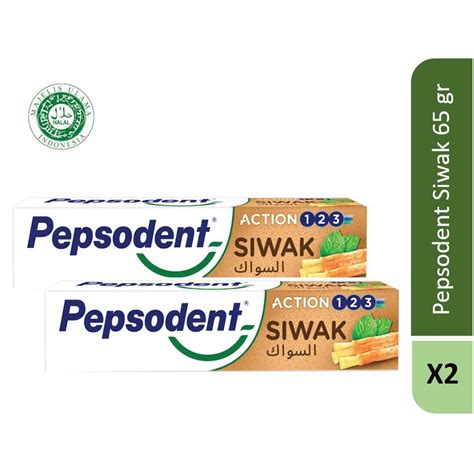 Jual Pepsodent Action Nature Essentials Siwak Pasta Gigi Halal X