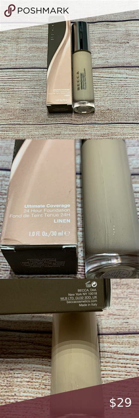 Becca Foundation in Linen | Becca foundation, Becca ultimate coverage ...