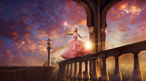 Glinda In Wicked Movie 2024 Wallpaperhd Movies Wallpapers4k