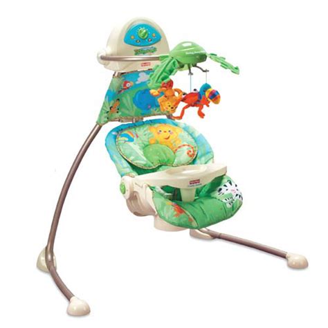 Fisher Price Cradle N Swing Rainforest Stationary